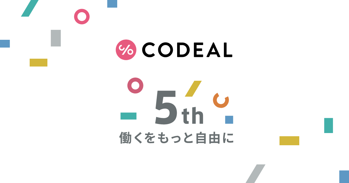 コデアル５周年記念ページ